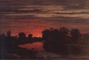 George Inness Dark china oil painting artist